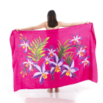 Floral Sarong | Rayon-Cotton Blend