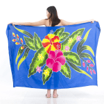 Floral Sarong | Rayon-Cotton Blend