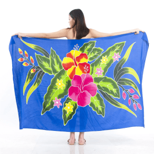 Floral Sarong | Rayon-Cotton Blend